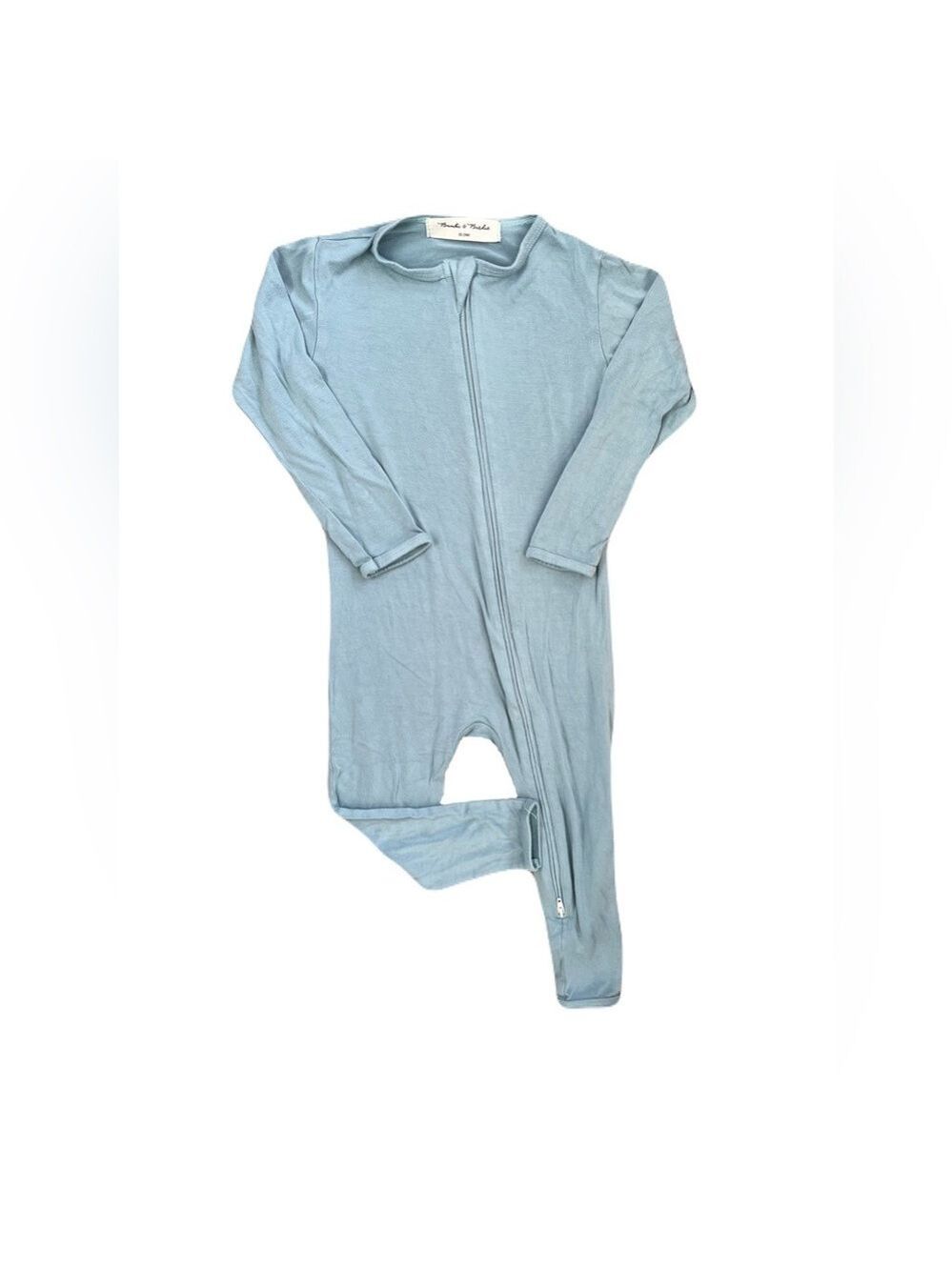 Bambi & Birdie Bamboo Soft Blue‎ Kids Jumpsuit Romper